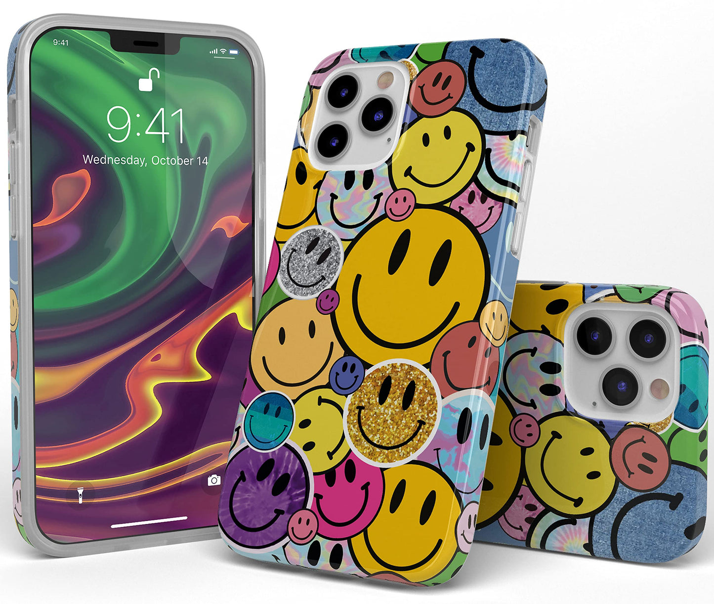 Casely iPhone 12/12 Pro Case | Field of Flowers | Pastel Floral | Classic Ultra Slim Design