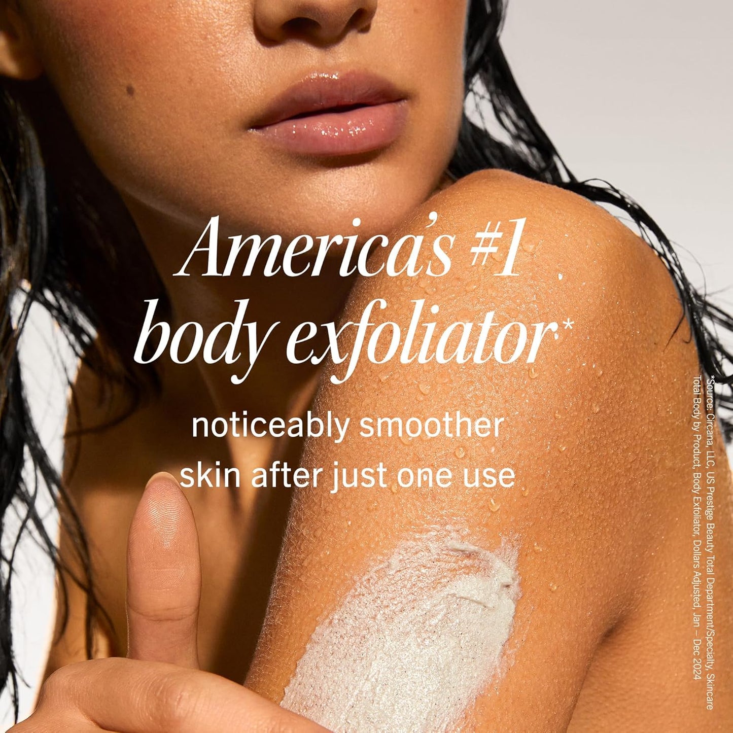 First Aid Beauty - KP Bump Eraser Body Scrub with 10% AHA, Keratosis Pilaris Skin Exfoliater with Glycolic and Lactic acids, Helps Reduce Chicken Skin Bumps, Safe for Sensitive Skin, 8 oz, 2ct