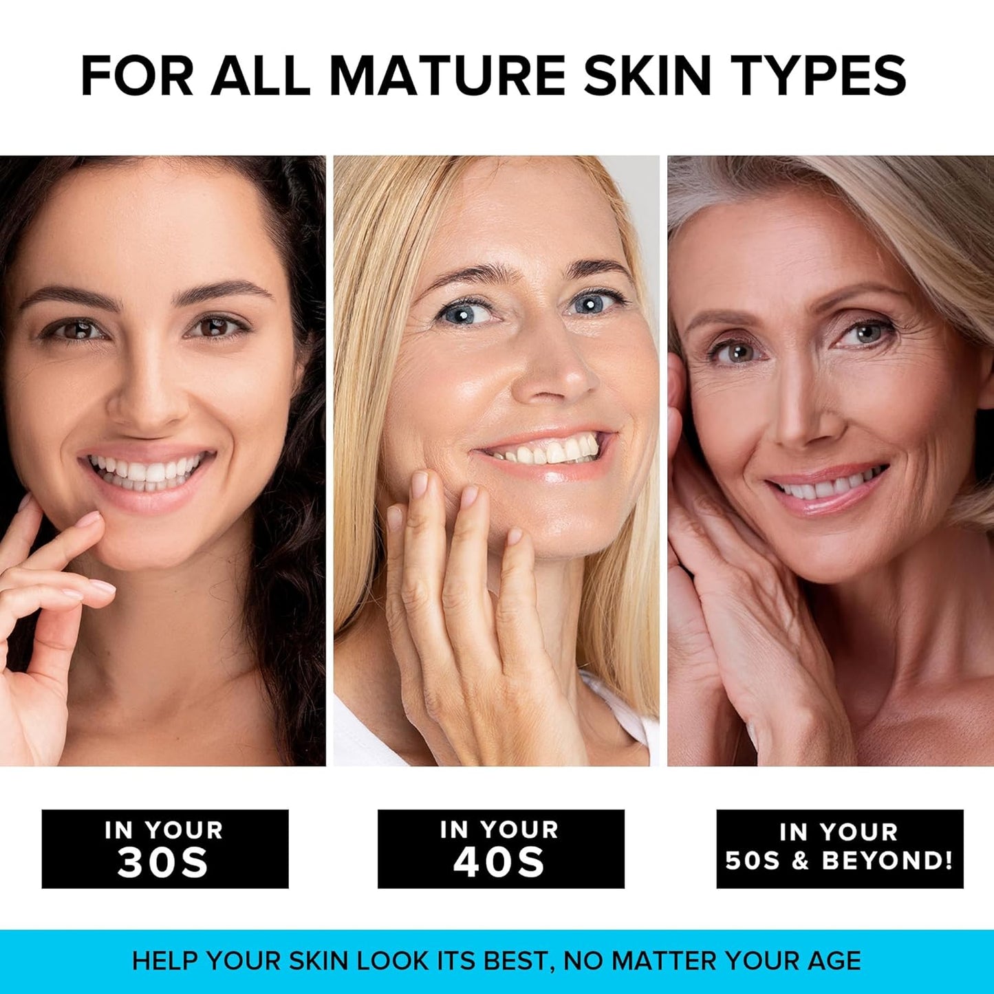 Collagen Face Moisturizer | Anti-Aging Retinol Cream with Hyaluronic Acid | 2-Pack