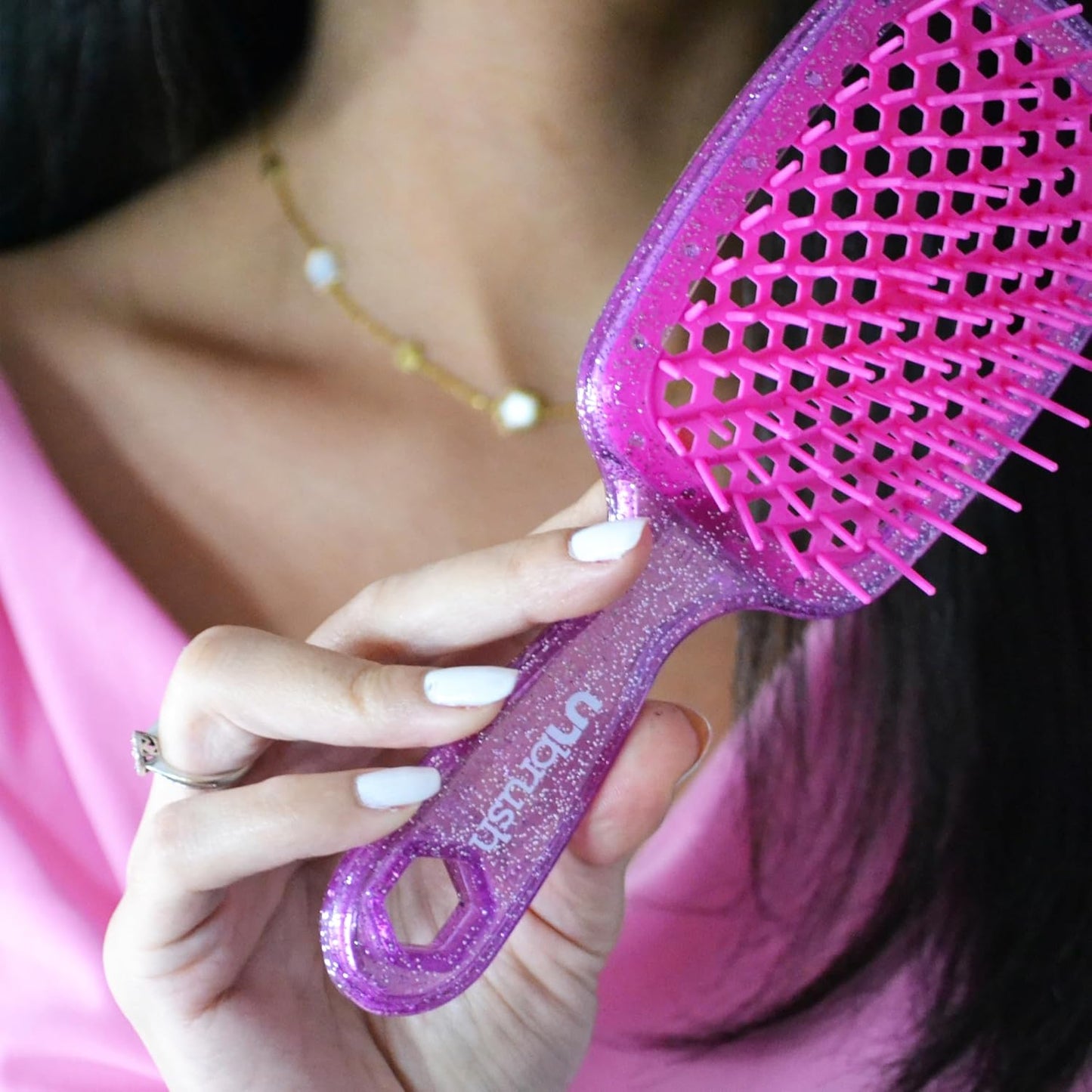 FHI Heat UNbrush Detangling Brush | Pain-Free for All Hair Types | Lightweight & Durable