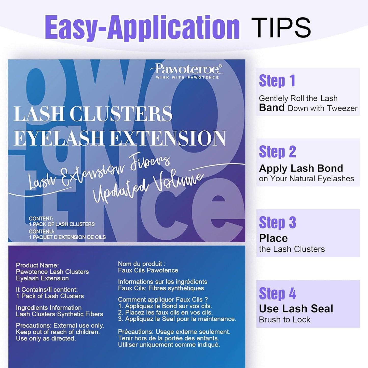 80D Mink Lash Clusters | 240pcs Individual Eyelash Extensions 10-20mm