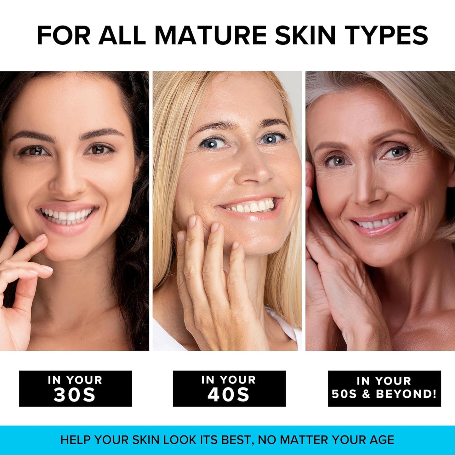 Anti-Aging Retinol Cream | Collagen & Hyaluronic Acid | Daily Moisturizer - 3.38 fl oz