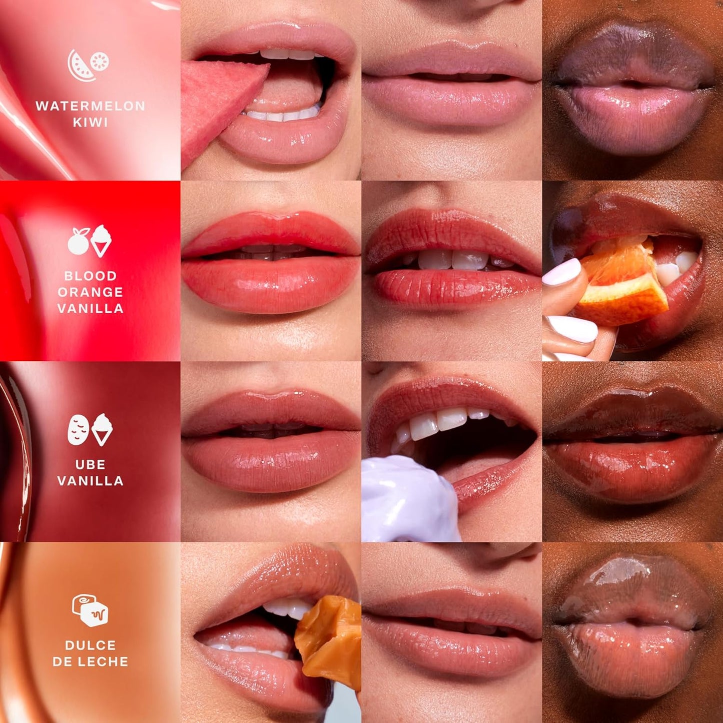 Tower 28 LipSoftie Hydrating Tinted Lip Treatment Balm, Moisturizing Lip Mask for Chapped Lips - Blood Orange Vanilla Flavor, Sheer Red Orange Gloss