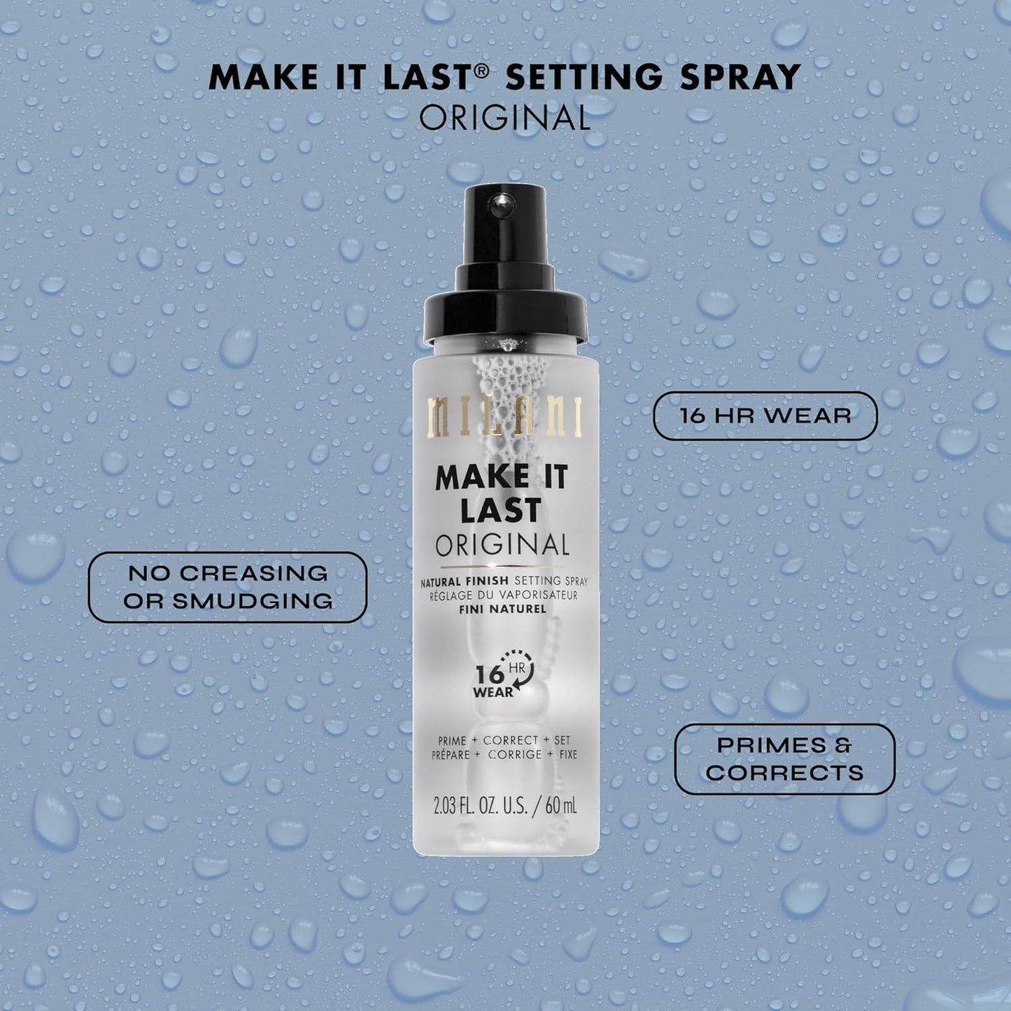 Milani SPF 30 Sunscreen Setting Spray | Primer & Protectant for Face