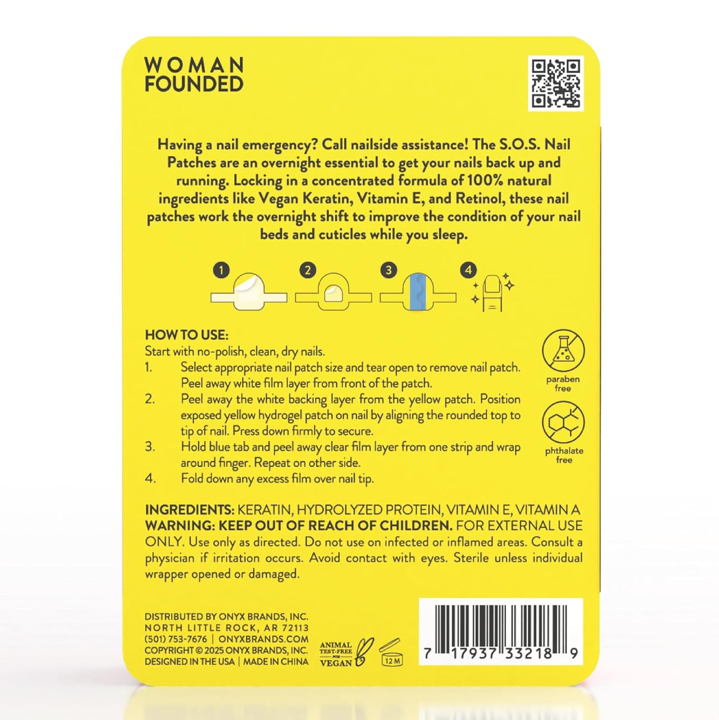 Onyx Hard As Hoof Nail Strengthening Cream | Unscented | 1 Oz - Strengthens & Conditions Nails