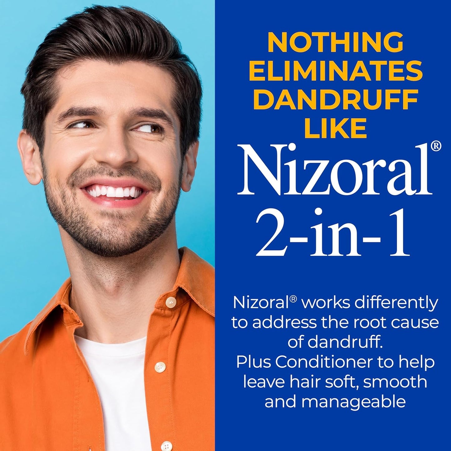 Nizoral Anti-Dandruff Shampoo | 1% Ketoconazole | Fresh Scent | 7 Fl Oz