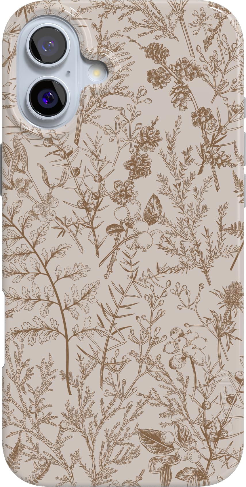 Casely iPhone 16 Case | Compatible with MagSafe | Classic Ultra-Slim Design (Sage Garden | Green Floral)
