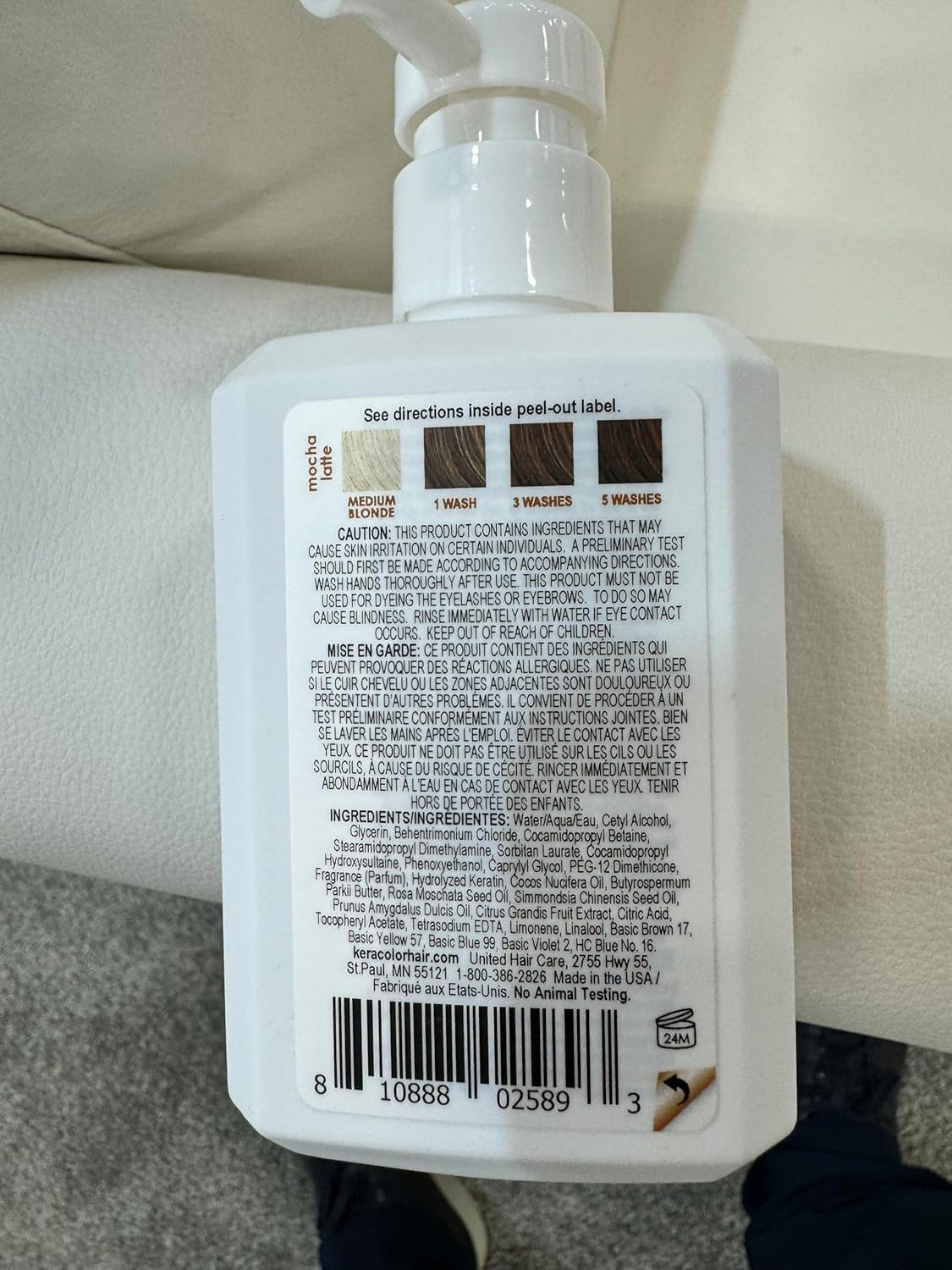 Keracolor 3-In-1 Color-Depositing Conditioner | Gently Cleanses & Conditions | 12 Fl Oz