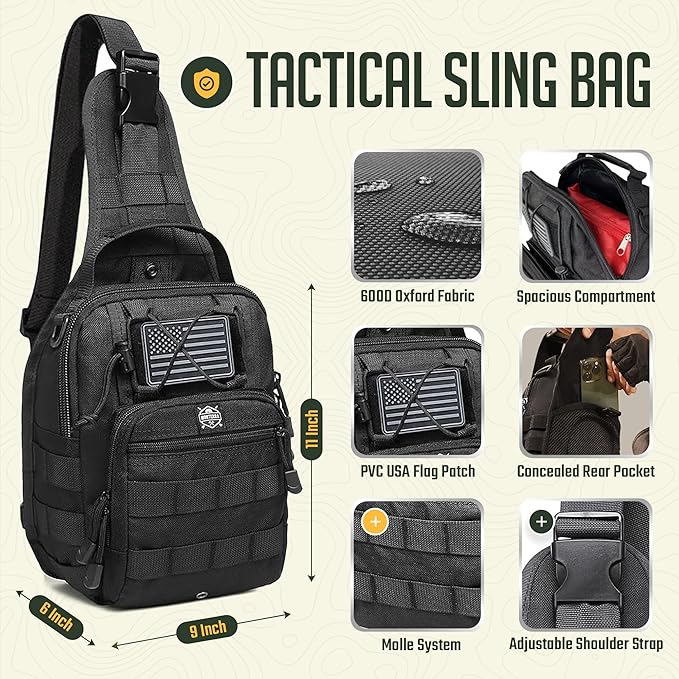 Monterra Survival Kit, 265 Pcs, Emergency Gear and Supplies, First Aid, Bug Out Go Bag, EDC, Molle System Backpack, Hiking, Camping, Outdoor Accessories, Hunting Gifts for Men.