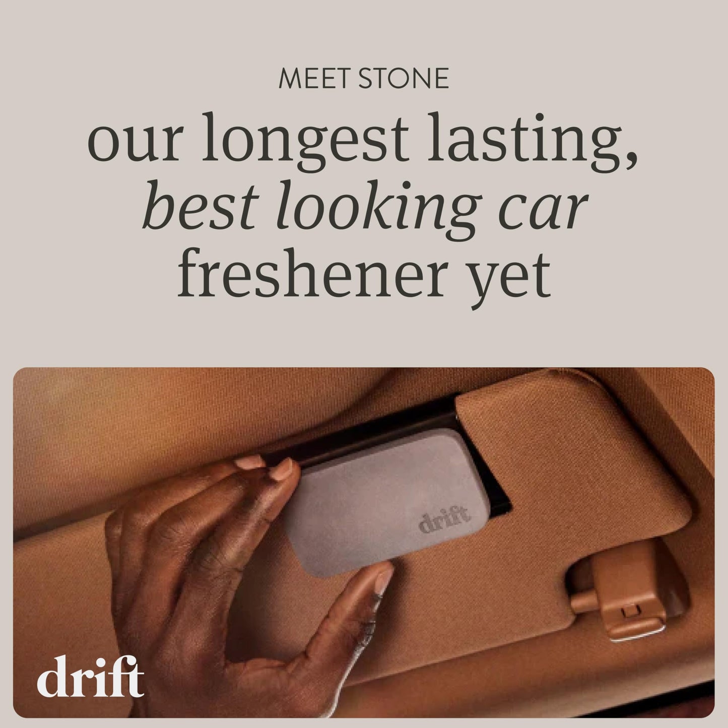 Drift Car Air Freshener - Stone Air Freshener - Car Odor Eliminator - Scent Variety Pack Refill - Pack of 3 - NO CLIP INCLUDED