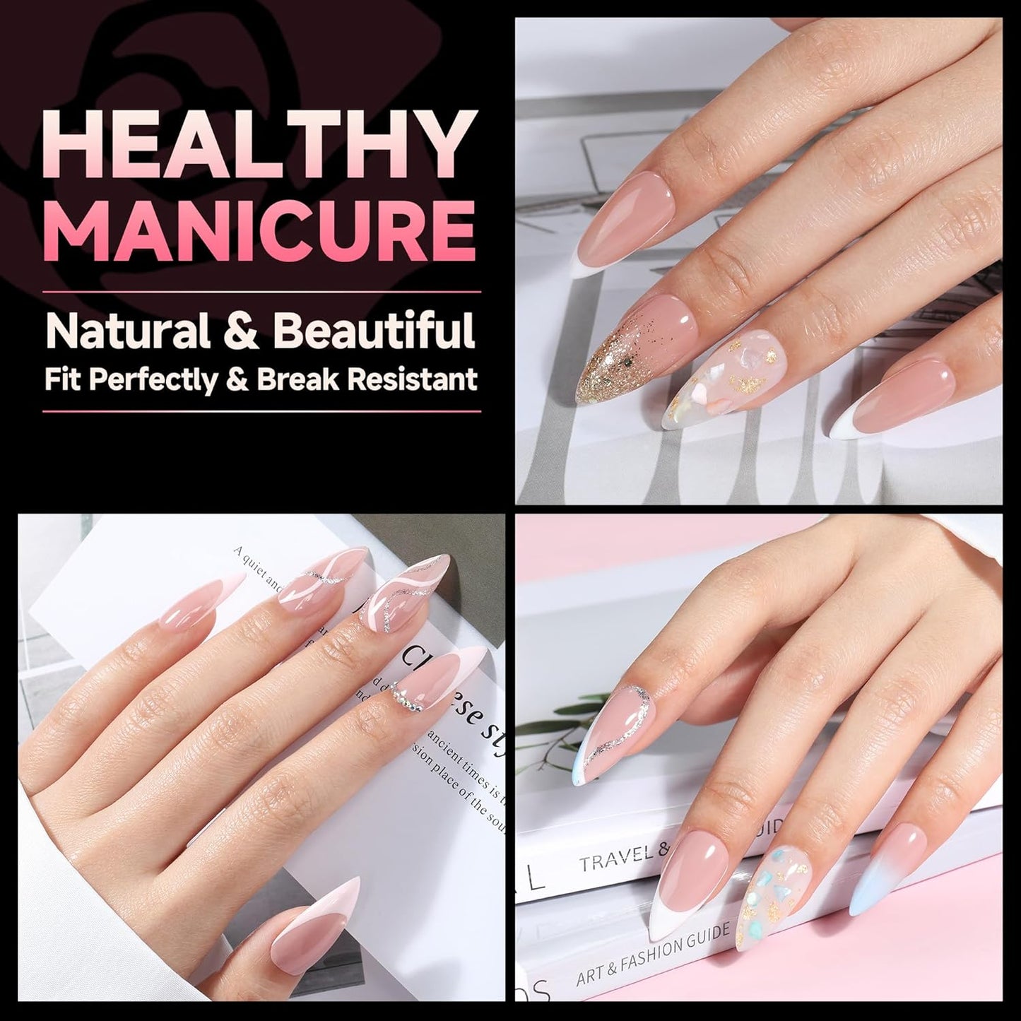 Solid Nail Glue Gel – 15ml Super Strong Adhesive for Acrylic & Press-On Nails