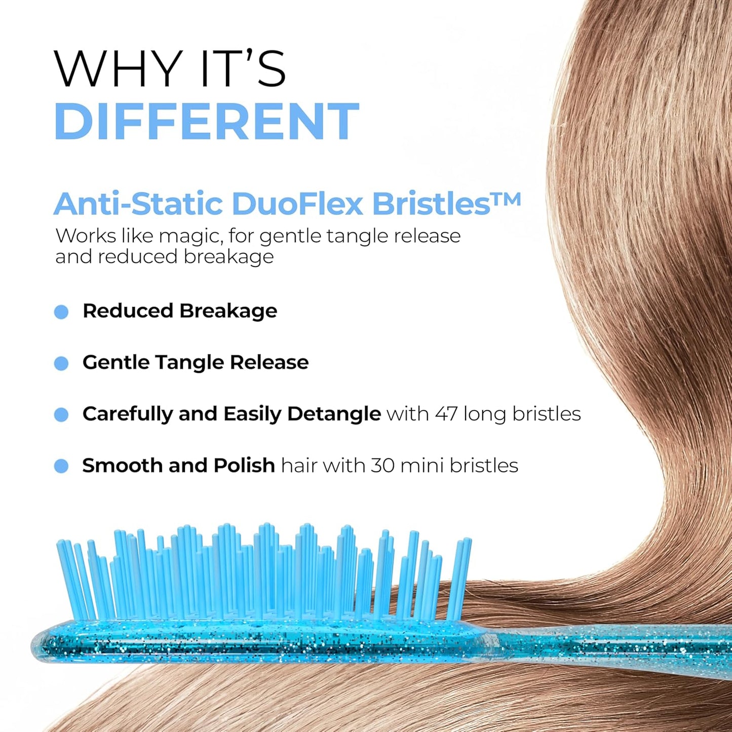 FHI Heat UNbrush Detangling Brush | Pain-Free for Wet & Dry Hair Types