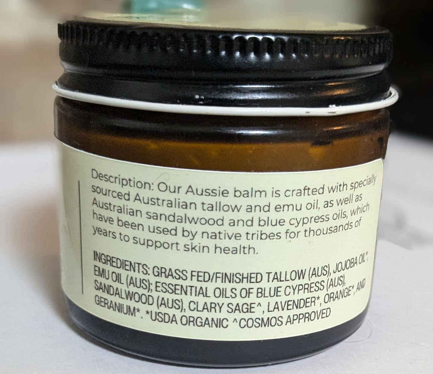 Organic Lavender Peppermint Whipped Tallow Balm | Handmade Body Butter - 1.3 Oz