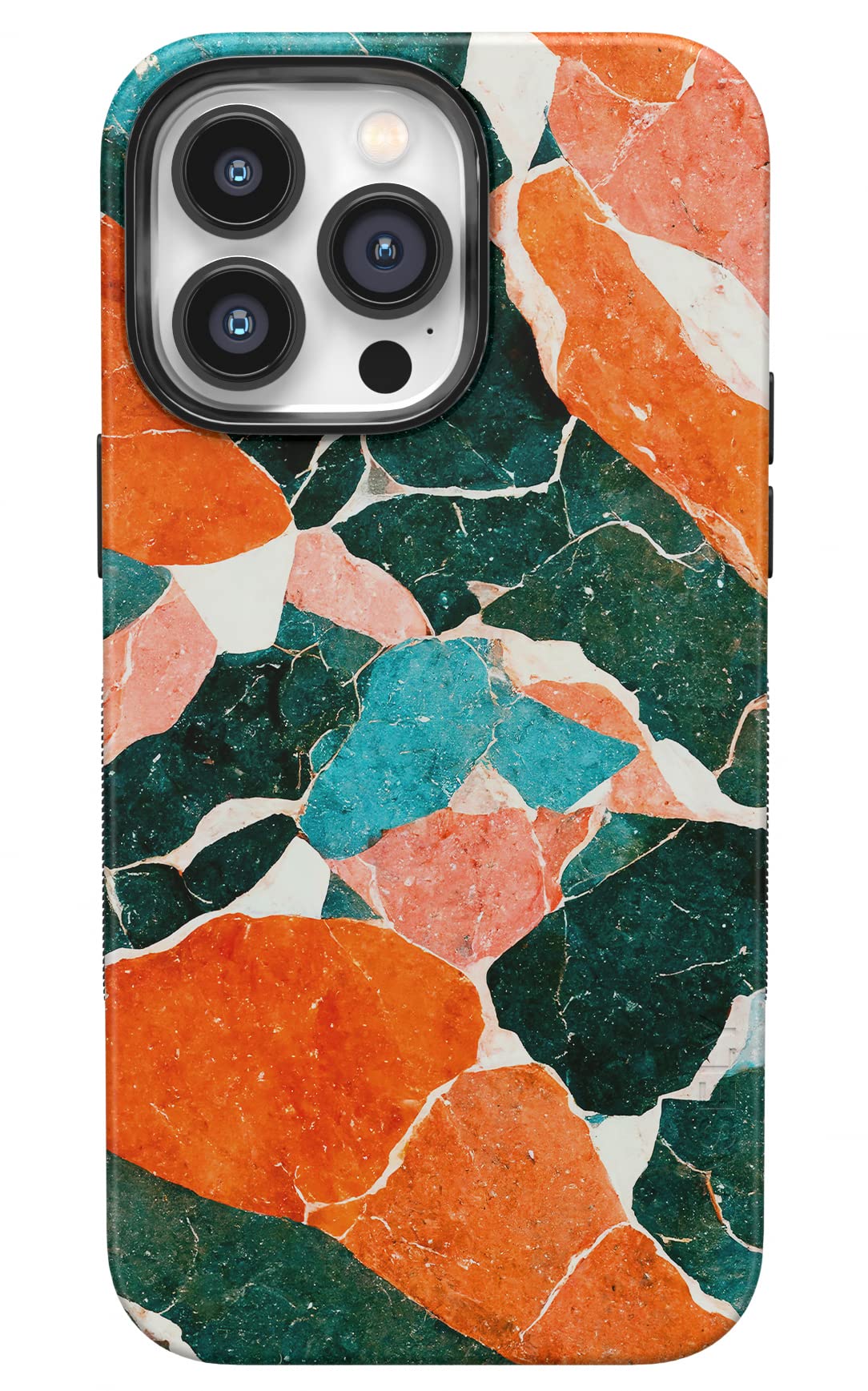 Casely iPhone 14 Pro Case | Opposites Attract | Day & Night Mountains | Compatible with MagSafe | Bold Protective Design