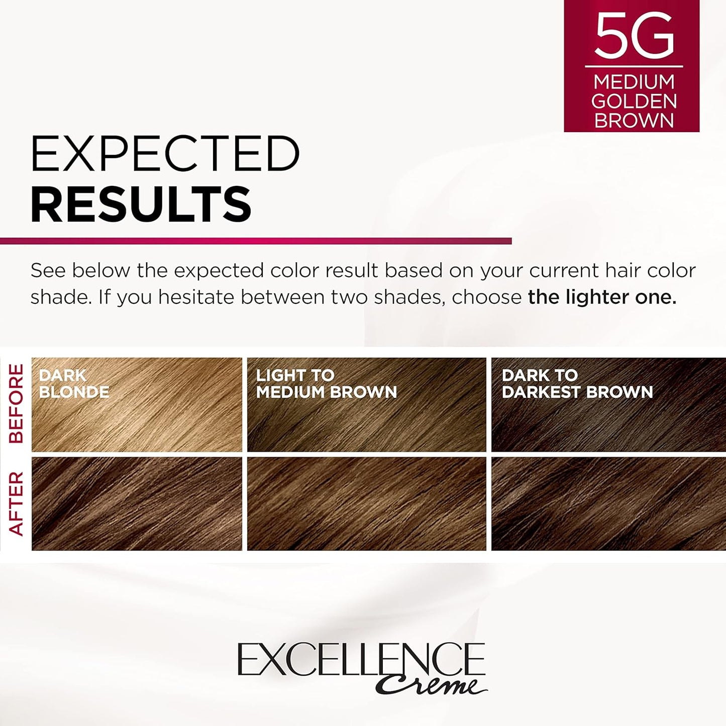 L'Oreal Paris Excellence Crème Hair Color | 4 Dark Brown | 100% Gray Coverage