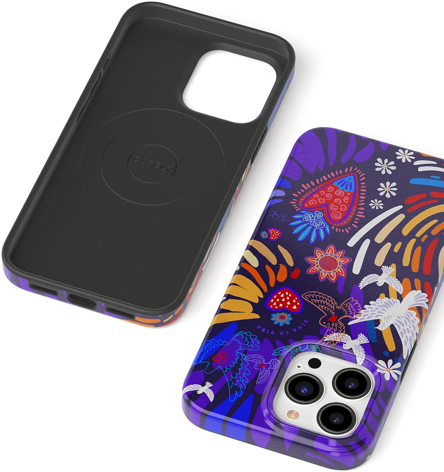 Casely iPhone 13 Pro Case | Fit Check | Neutral Checkerboard | Compatible with MagSafe | Classic Ultra Slim Design