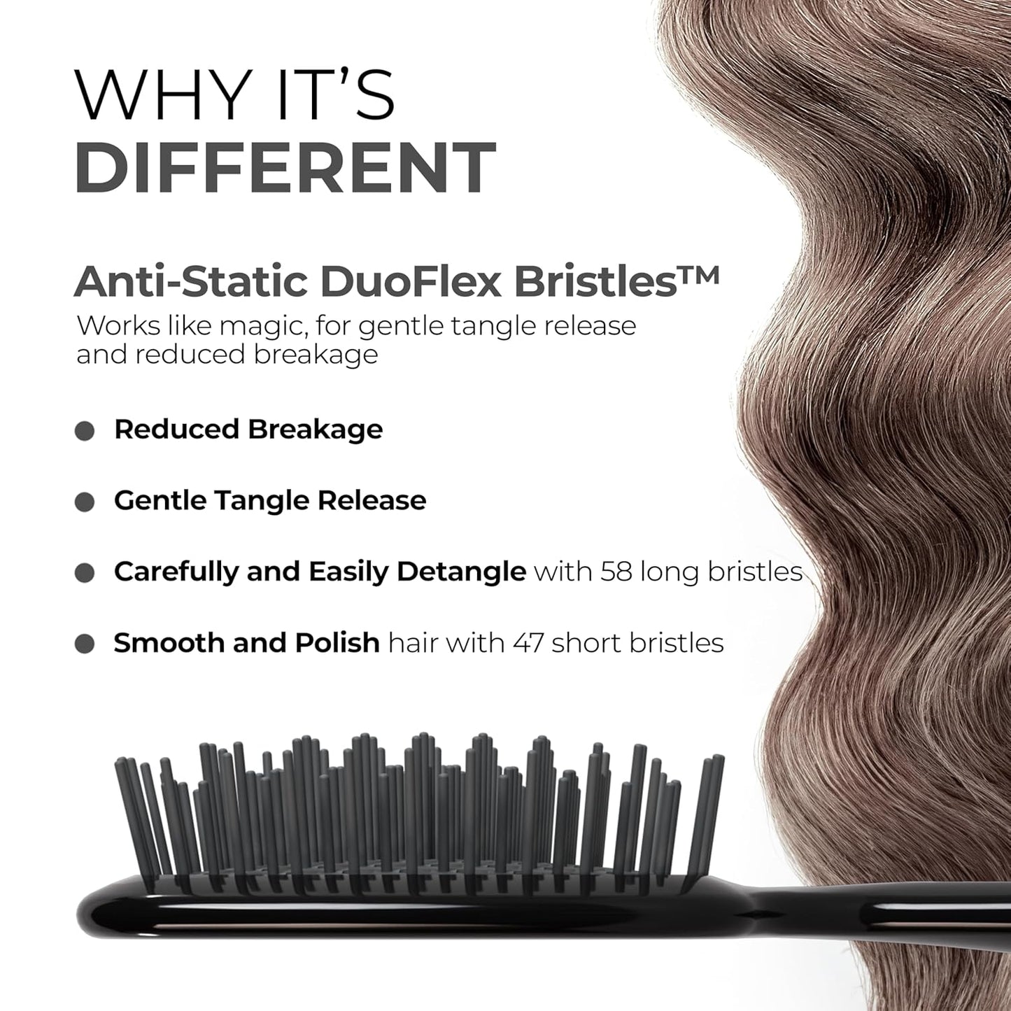 FHI Heat UNbrush Detangling Brush | Pain-Free Brushing for All Hair Types