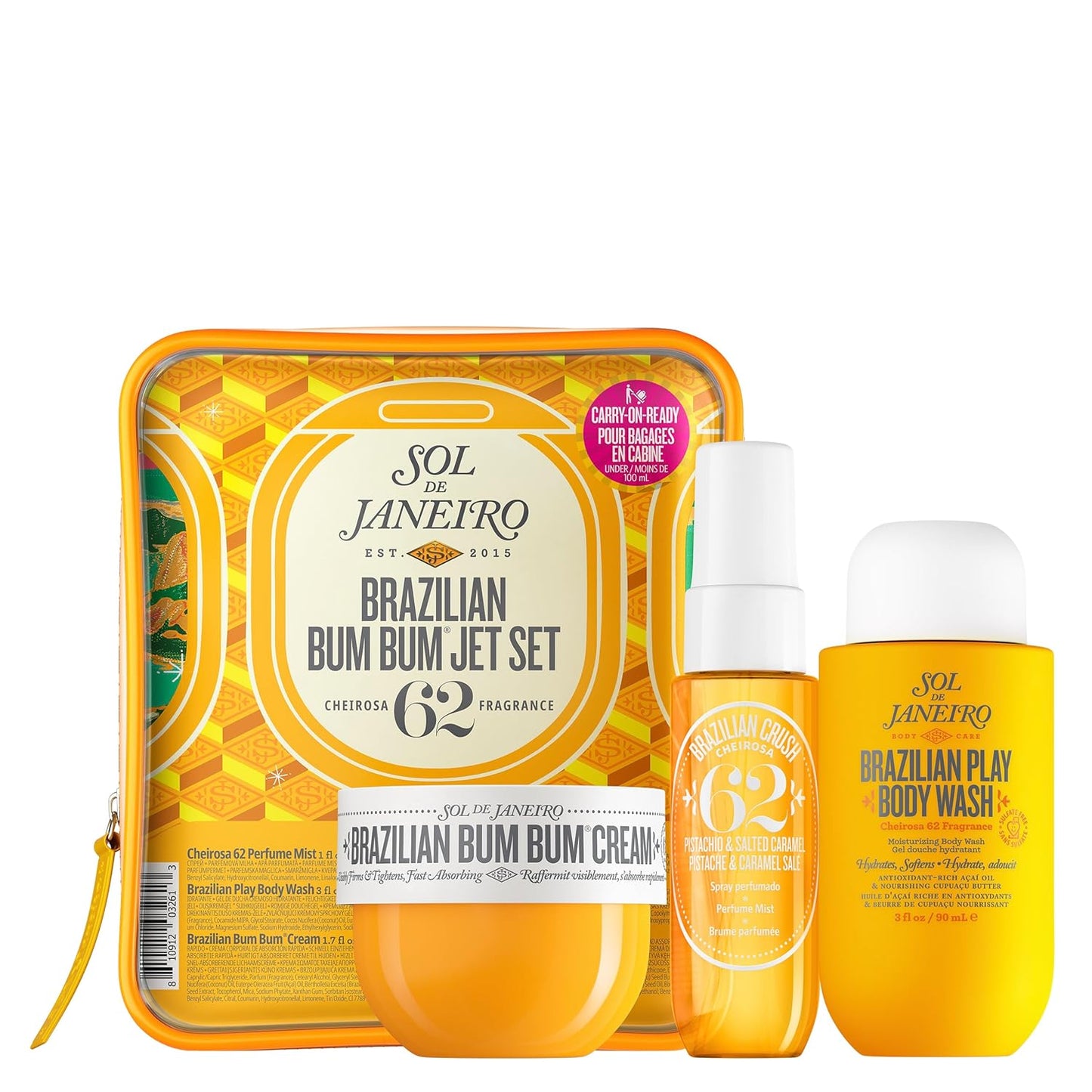 Jet Set | SOL DE JANEIRO Travel Essentials | Tropical Scented Body Care