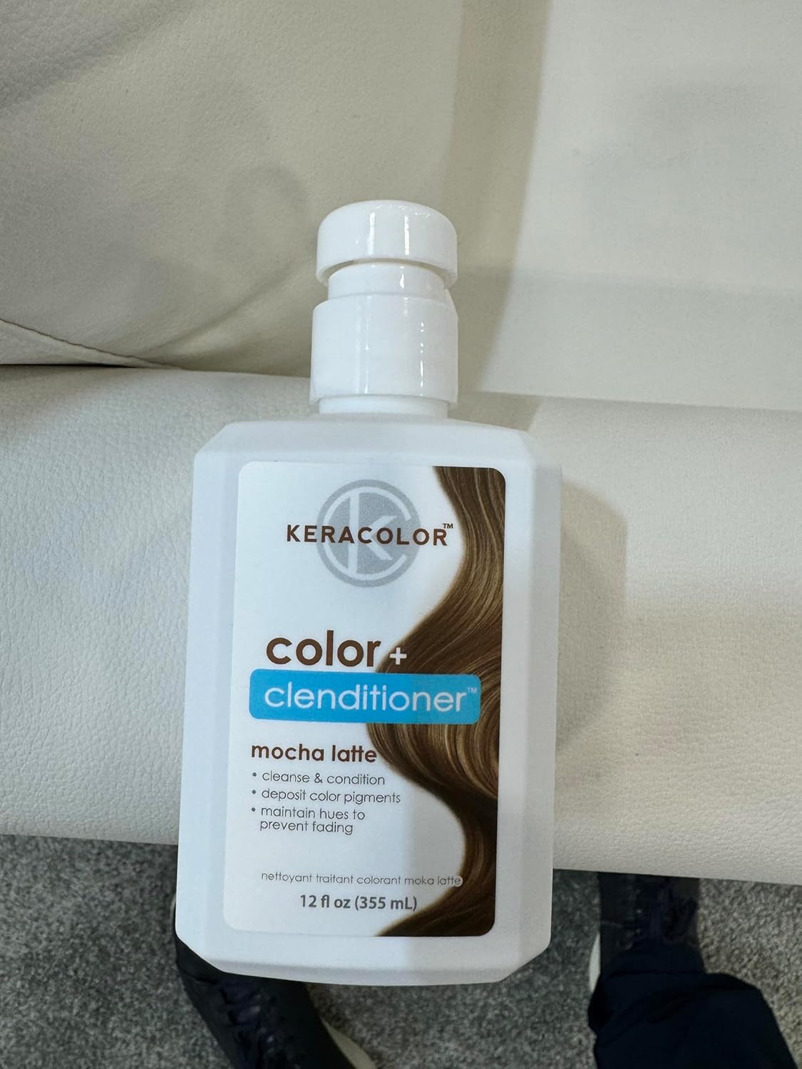Keracolor Color + Clenditioner | 3-In-1 Color-Depositing Conditioner | 12 Fl Oz
