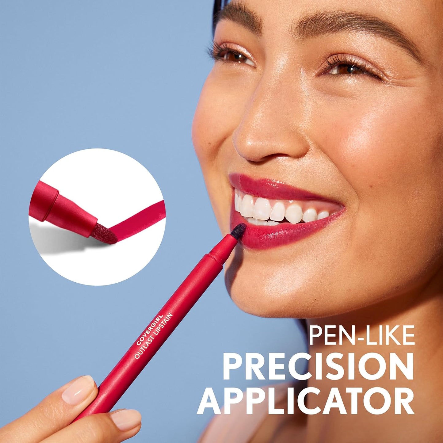 Covergirl Outlast Lipstain | 60 Plum Berry | Vegan, Transfer-Proof, Satin Finish