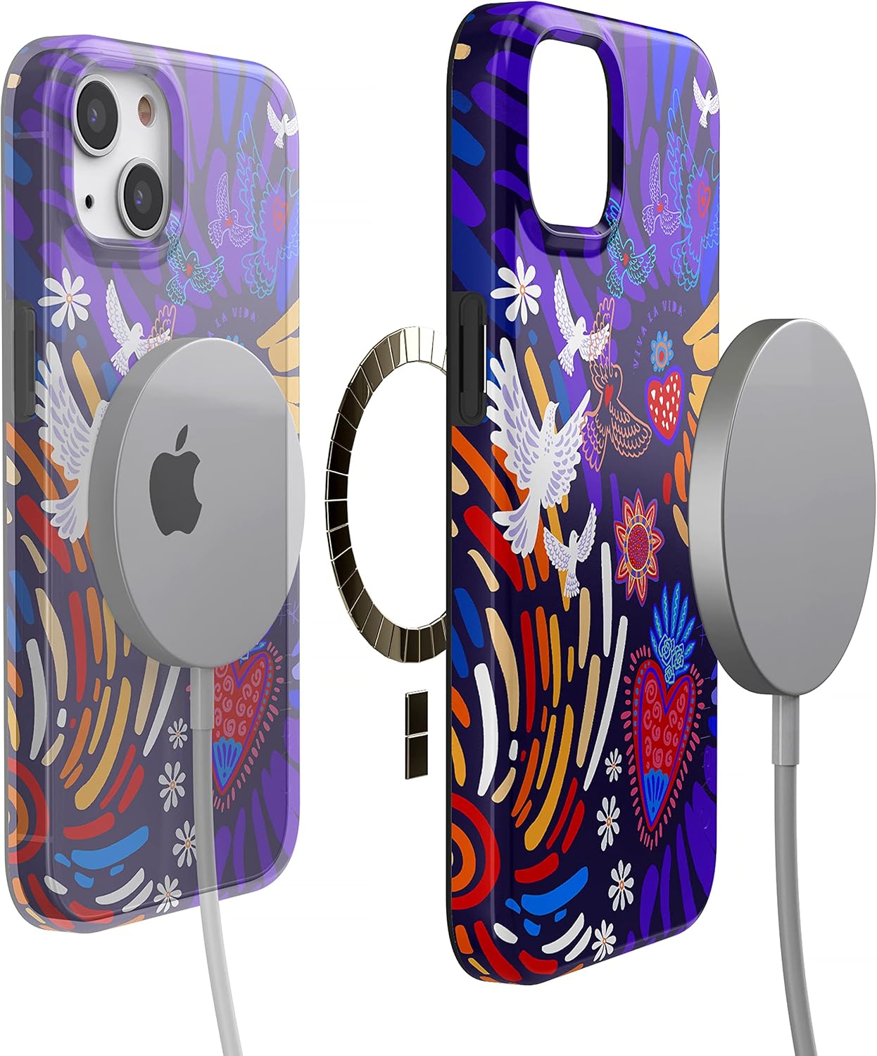 Casely iPhone 13 Case | Field of Flowers | Pastel Floral | Compatible with MagSafe | Classic Ultra Slim Design