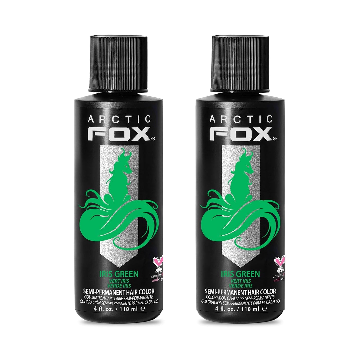 ARCTIC FOX Vegan Semi-Permanent Hair Color Dye | 4 Fl Oz | WRATH Shade