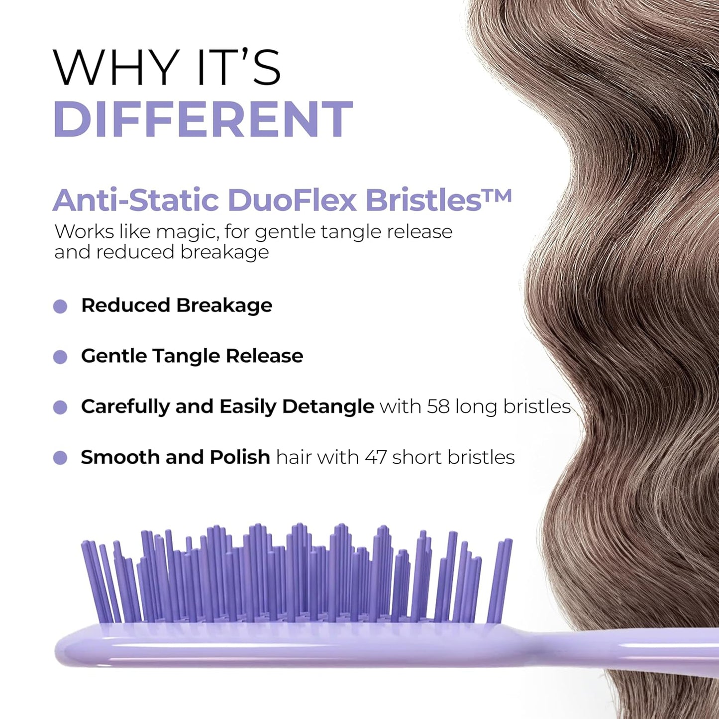 FHI Heat UNbrush Detangling Brush | Pain-Free Brushing for All Hair Types
