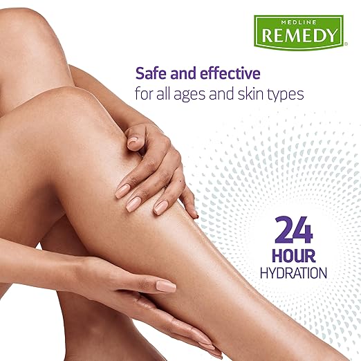 Medline Remedy Clinical Skin Cream, Vanilla Scent (4 fl oz), Moisturizing Face and Body Cream for All Ages, Paraben & Sulfate Free, Quick Absorbent Formula, Hypoallergenic Skin Moisturizer