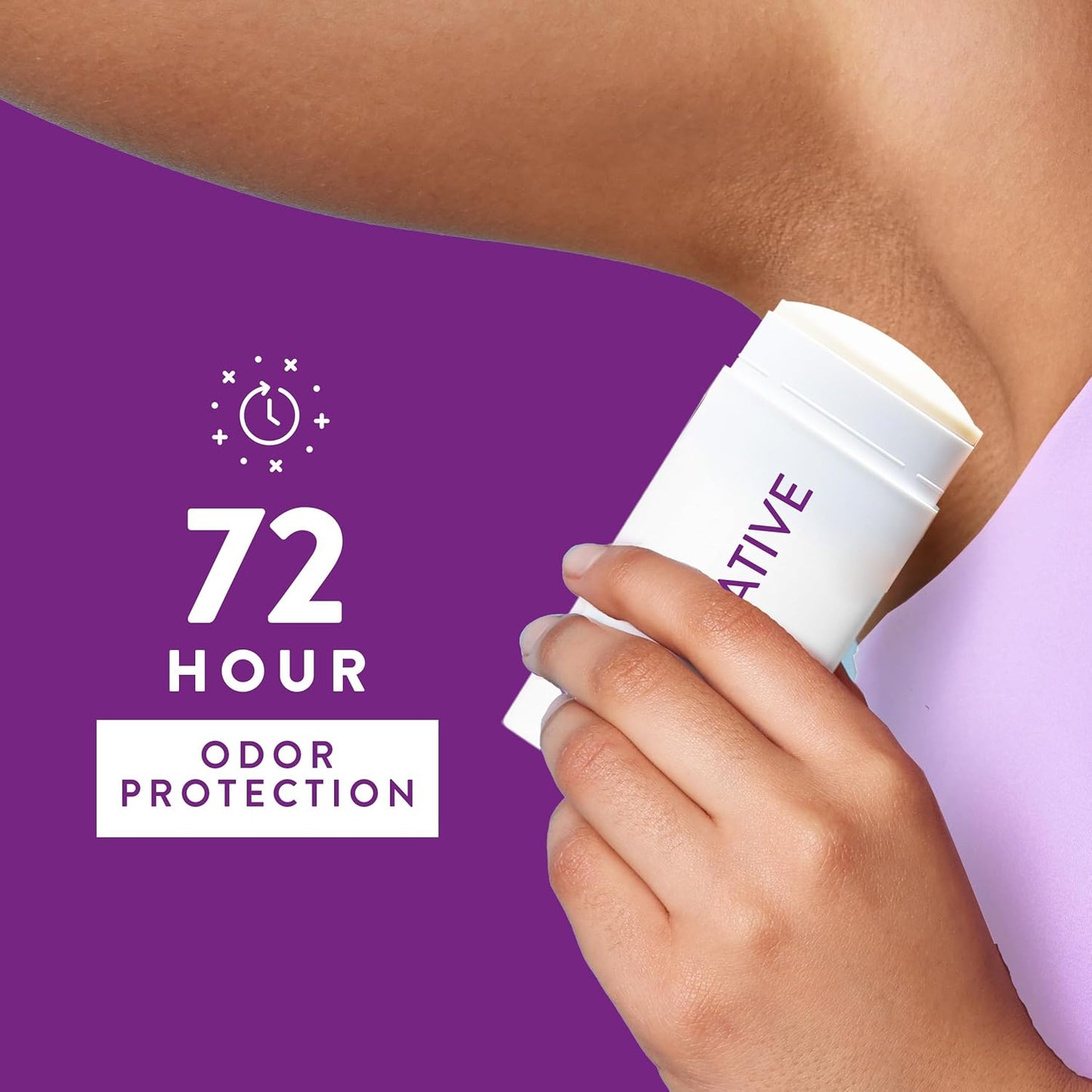 Native Deodorant | Aluminum-Free, 72-Hour Odor Control | Lavender & Rose, Eco-Friendly