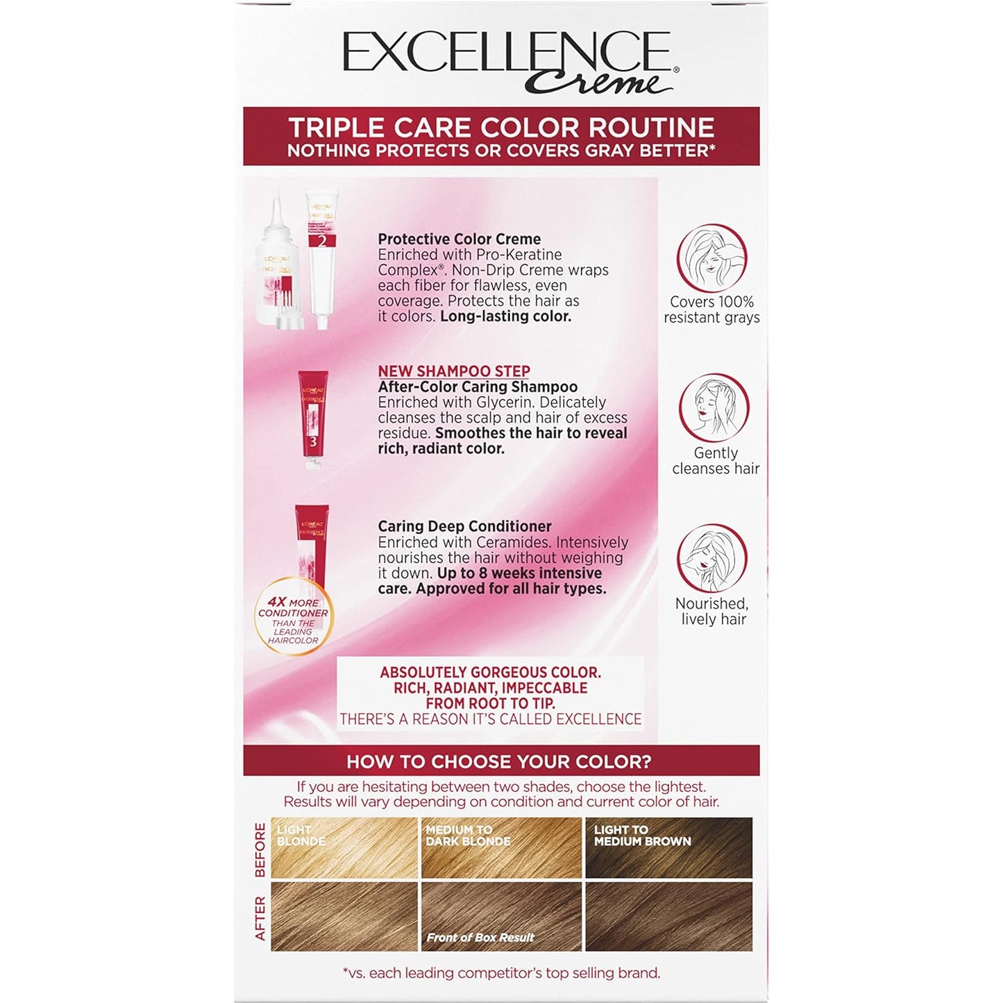 L'Oreal Paris Excellence Crème 9A Light Ash Blonde Hair Color | Gray Coverage, 8 Weeks