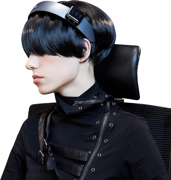Master Massage H1 Deluxe Hair Scalp Massager - 11 Fingers Electric Head Massager for Deep Relaxation, Stress Relief, Hair Stimulation. Stylish, Compact, Lightweight Hairband Design.