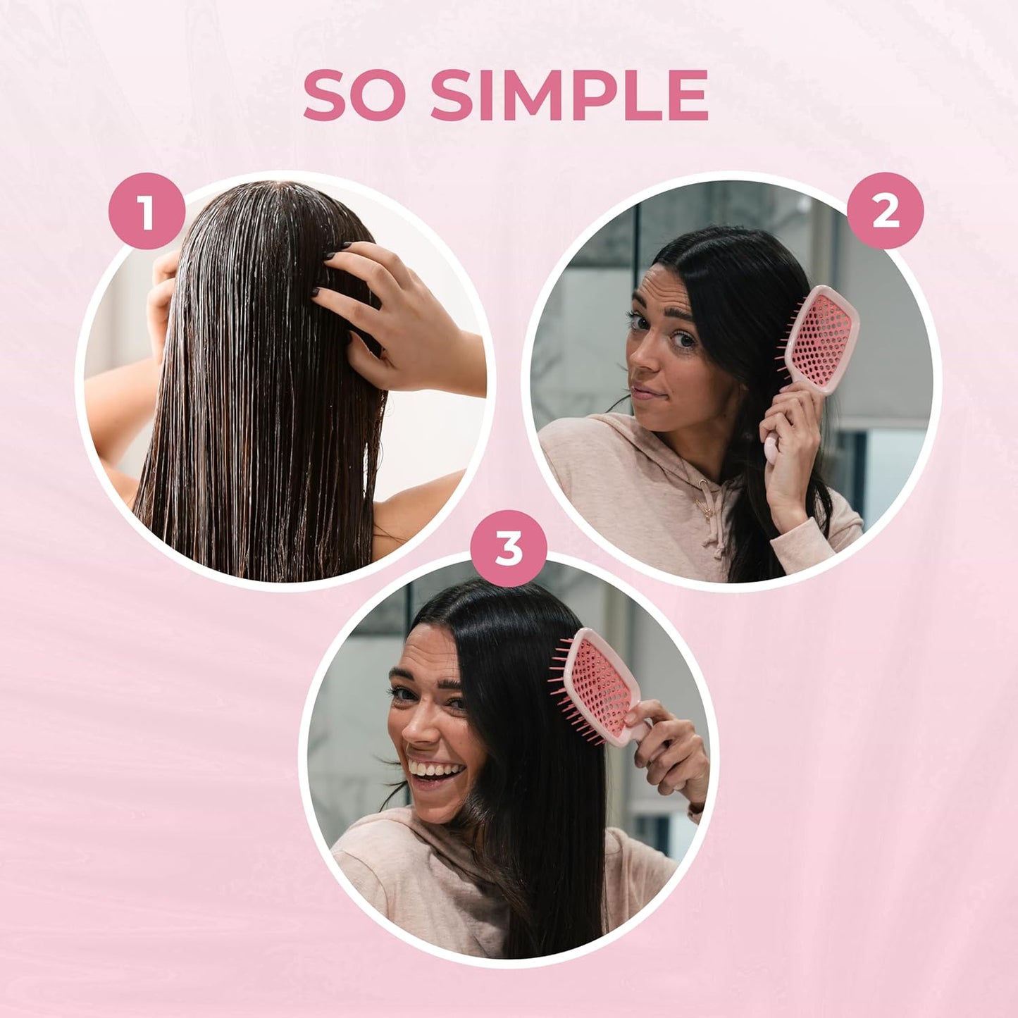 FHI Heat UNbrush Detangling Brush | Pain-Free for All Hair Types | Lightweight & Durable