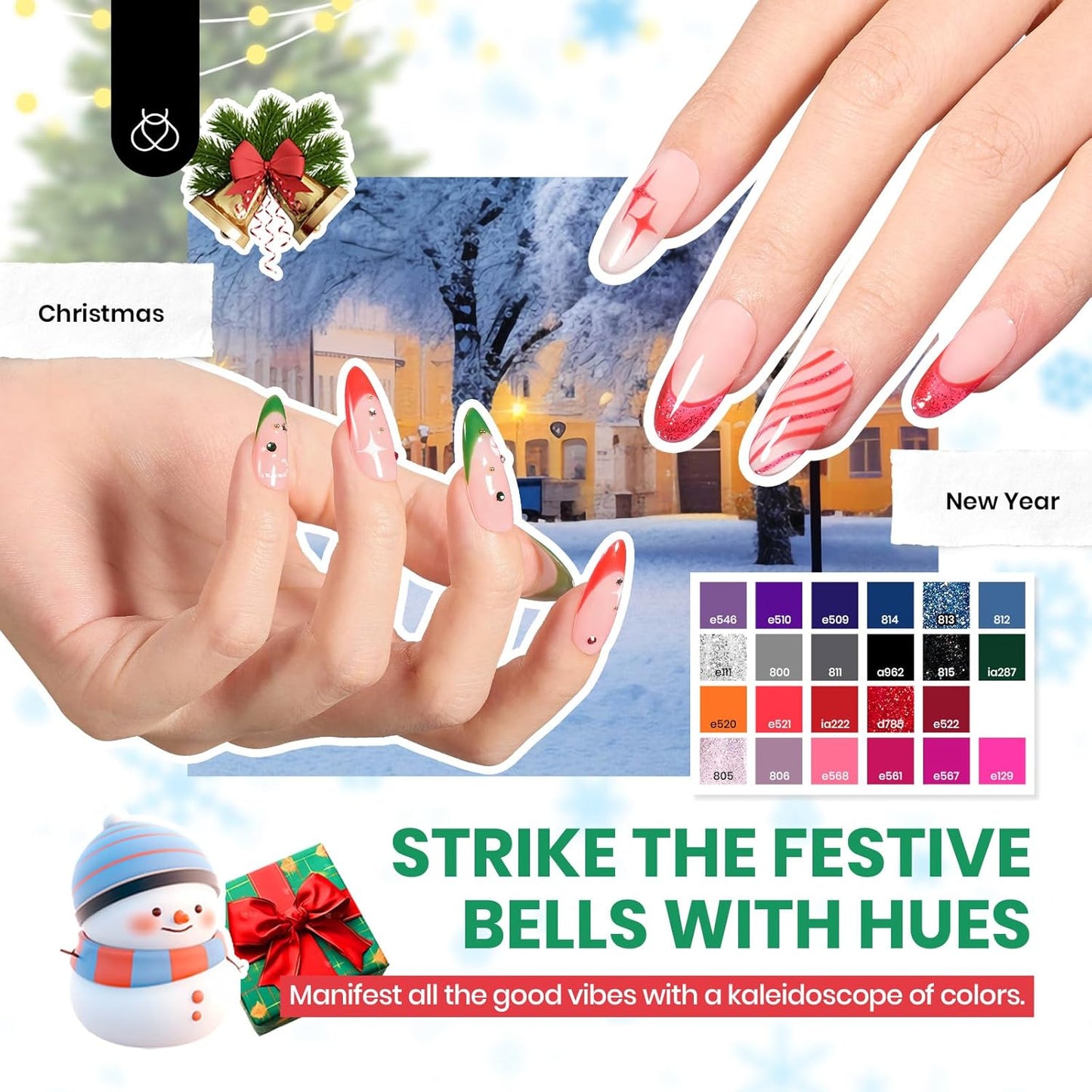 Beetles 36-Color Gel Nail Polish Set | Sparkle & Glitter | Manicure Kit for Women