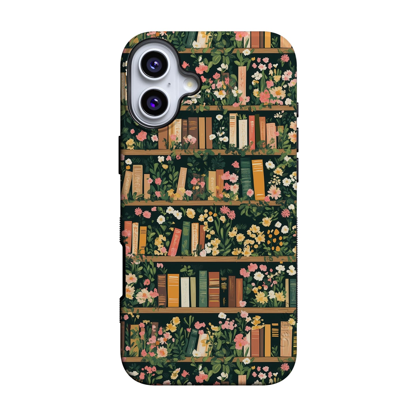 Casely iPhone 16 Case | Nantucket Cottage | Blue Hydrangea | Compatible with MagSafe | Bold Protective Design