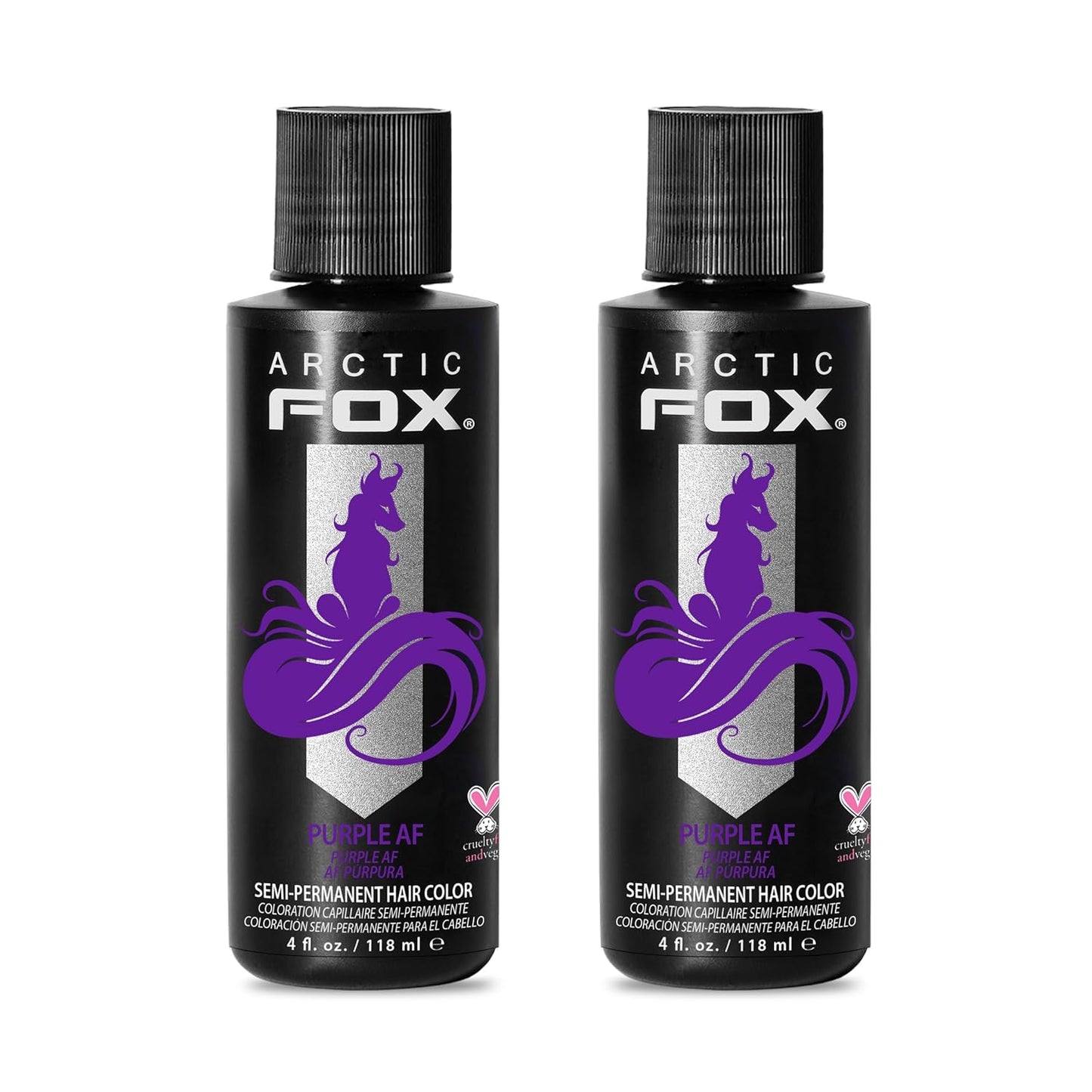 ARCTIC FOX Vegan Semi-Permanent Hair Color Dye | AURORA KISS | 5.6 Fl Oz