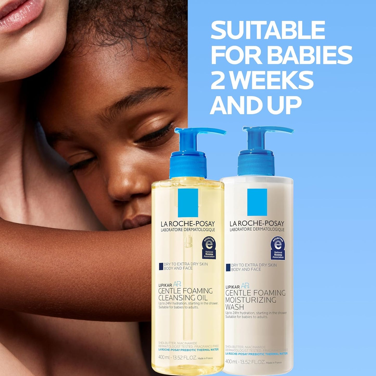 La Roche-Posay Lipikar AP+ Moisturizing Cream | Shea Butter & Niacinamide | For Dry, Sensitive Skin