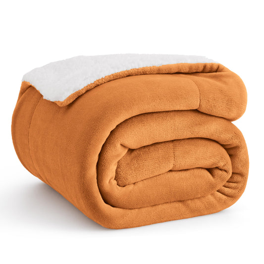 Bedsure GentleSoft Sherpa Fleece Blankets Queen Size for Bed - Thick and Warm, Soft Fuzzy Plush Queen Blanket for Winter, Grey, 90x90 Inches