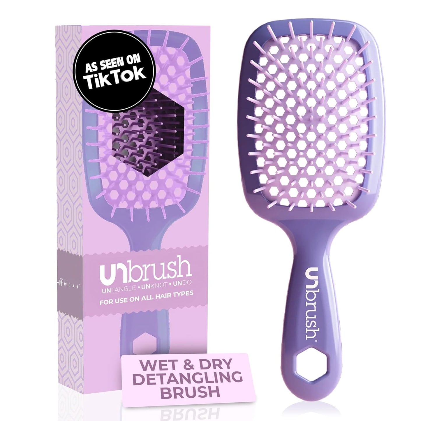 FHI Heat UNbrush Detangling Brush | Pain-Free Brushing for All Hair Types