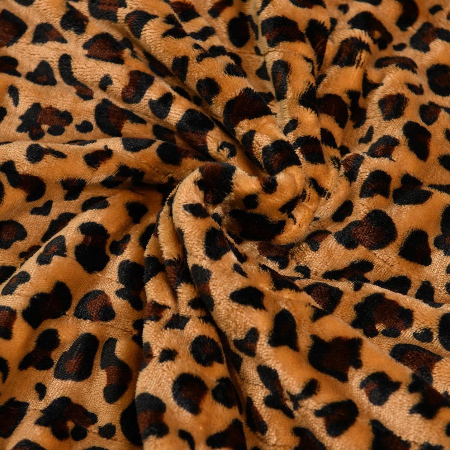 MERRYLIFE Heated Blanket Cozy Soft Electric Blanket with 4 Heating Levels&8 Hours Auto Off Overheat Protection Machine Washable UL&FCC Certification Use for Home Couch (Cheetah,50" 60")