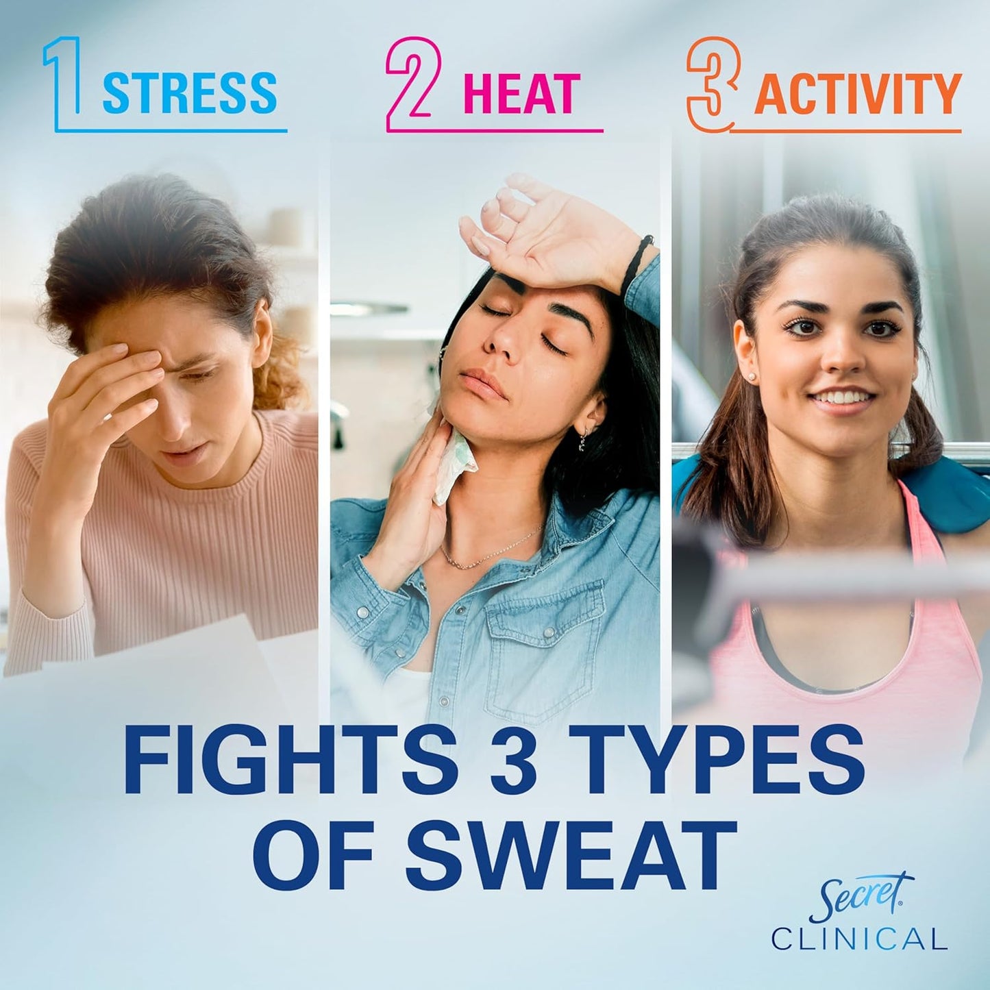 Secret Clinical Strength Antiperspirant | 72Hr Sweat & Odor Protection for Women