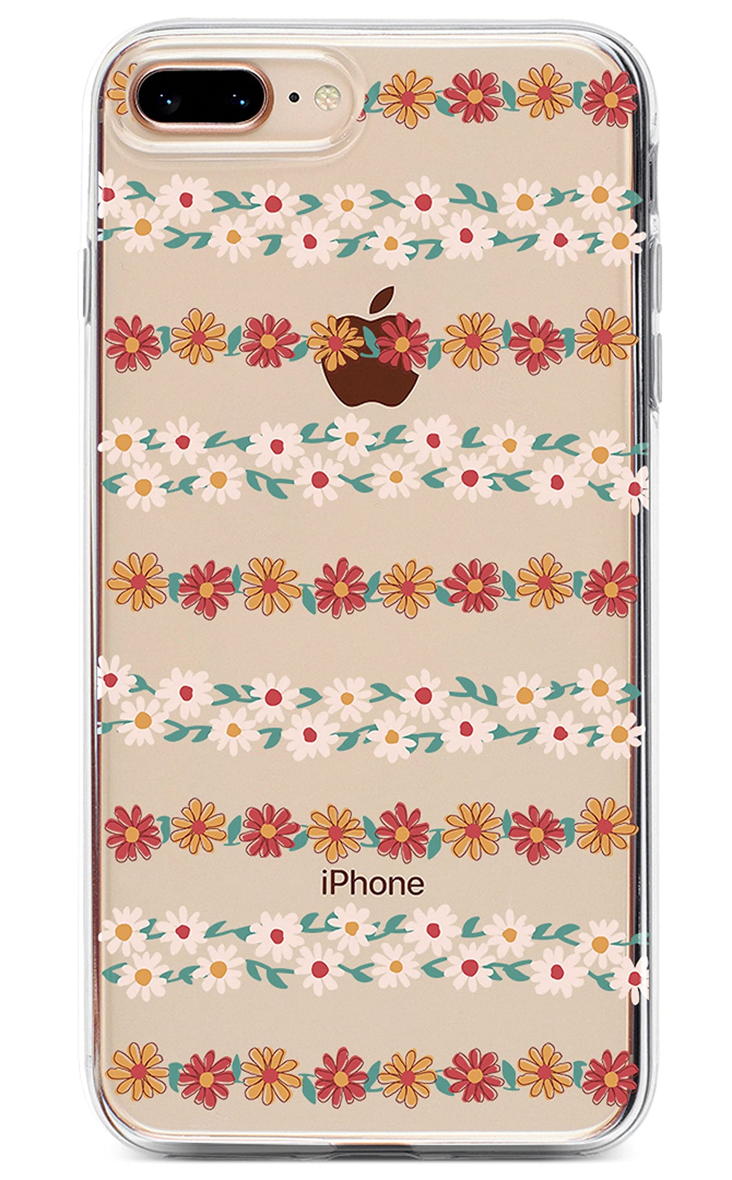 Casely iPhone 6/7/8 Plus Case | Stepping Up | Geo Rose Gold Marble | Classic Ultra Slim Design