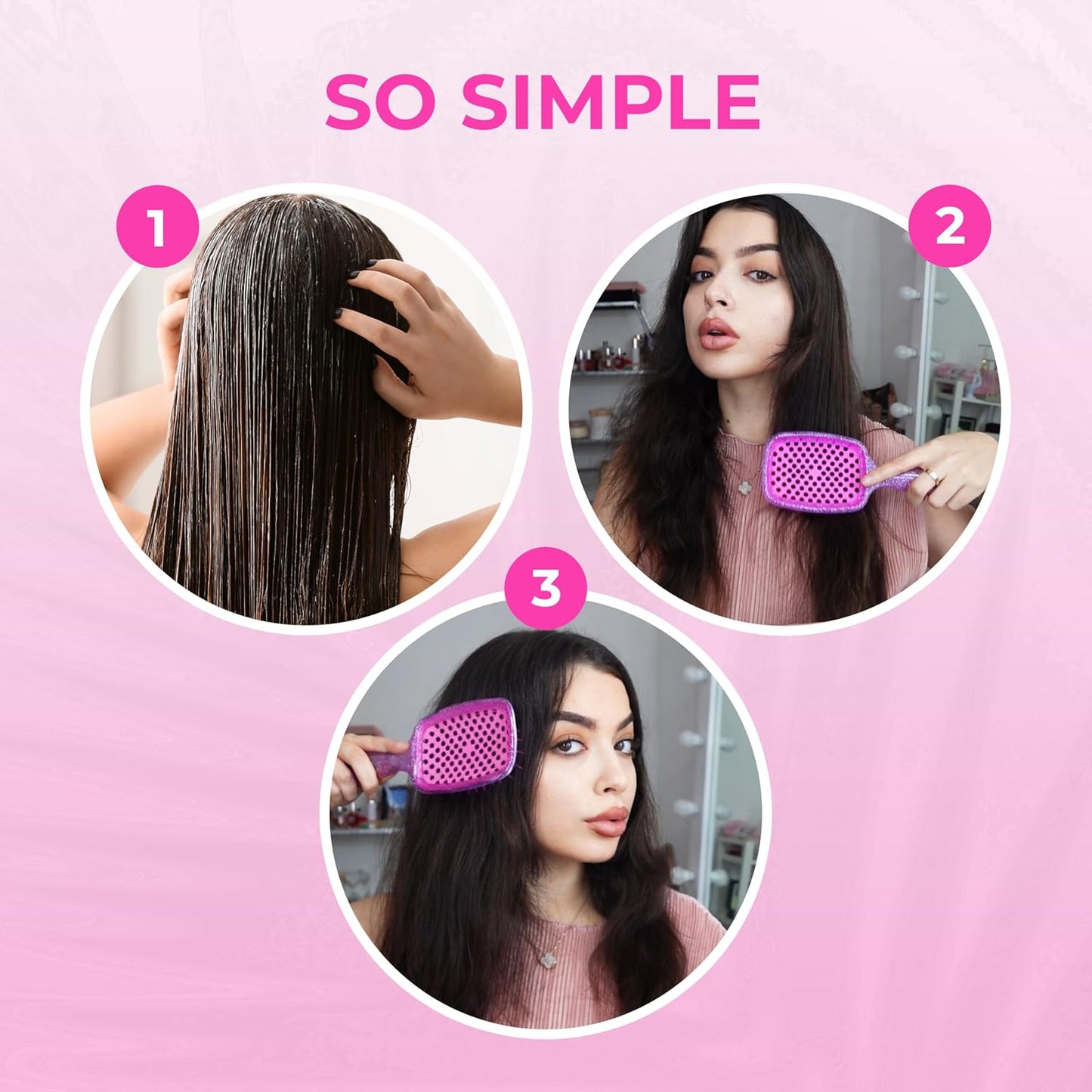 FHI Heat UNbrush Detangling Brush | Pain-Free for Wet & Dry Hair Types