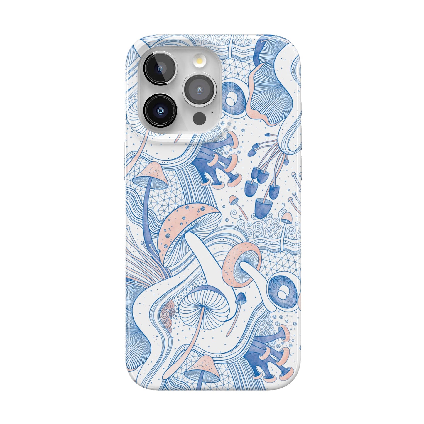 Casely iPhone 15 Pro Max Case | Nantucket Cottage | Blue Hydrangea | Compatible with MagSafe | Classic Ultra Slim Design