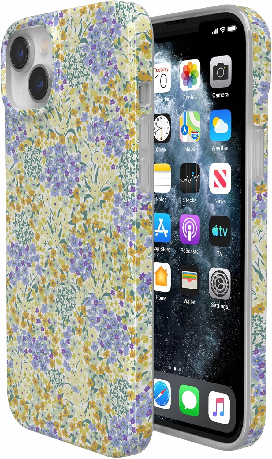 Casely iPhone 14 Case | Fit Check | Neutral Checkerboard | Compatible with MagSafe | Classic Ultra Slim Design