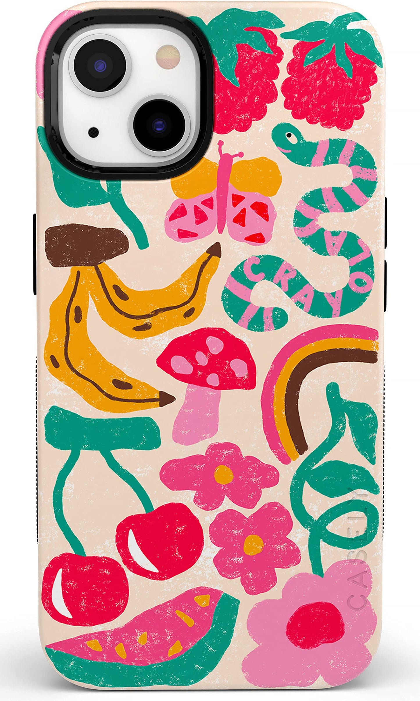 Casely iPhone 13 Case | Be Mine | Tiny Hearts | Compatible with MagSafe | Bold Protective Case Design