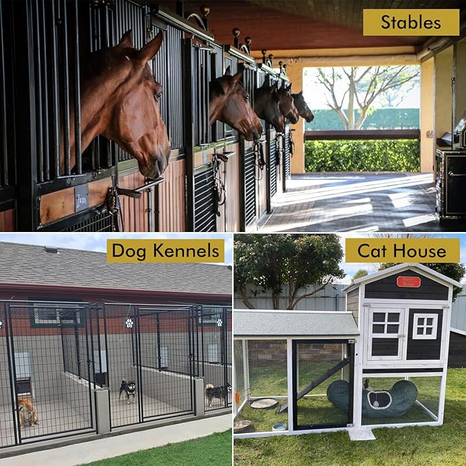 Acrylic Horse Stall Name Plate, 2.4" x 8" Personalized Stall Signs, UV Protected, Custom Pet Name Sign, All Weather Adhesive, Mounting (Rose Gold, Style 1)