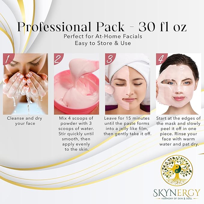 Luxury Caviar Jelly Mask - Professional Grade HydroGlo Jelly face Masks for Peel Off Face Mask, Radiance,Reduced Fine Lines & Pigmentation Vajafacial Jelly Mask | 12 Applications (30 fl oz)