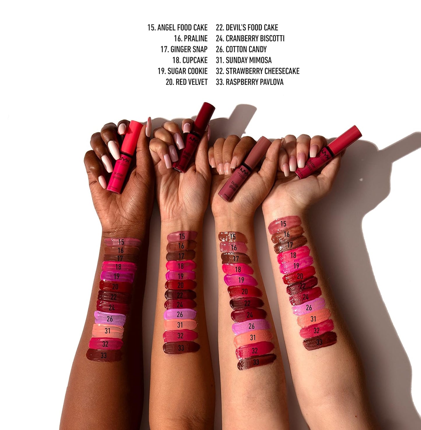 NYX Butter Gloss | Non-Sticky Deep Red Lip Gloss for All Skin Tones