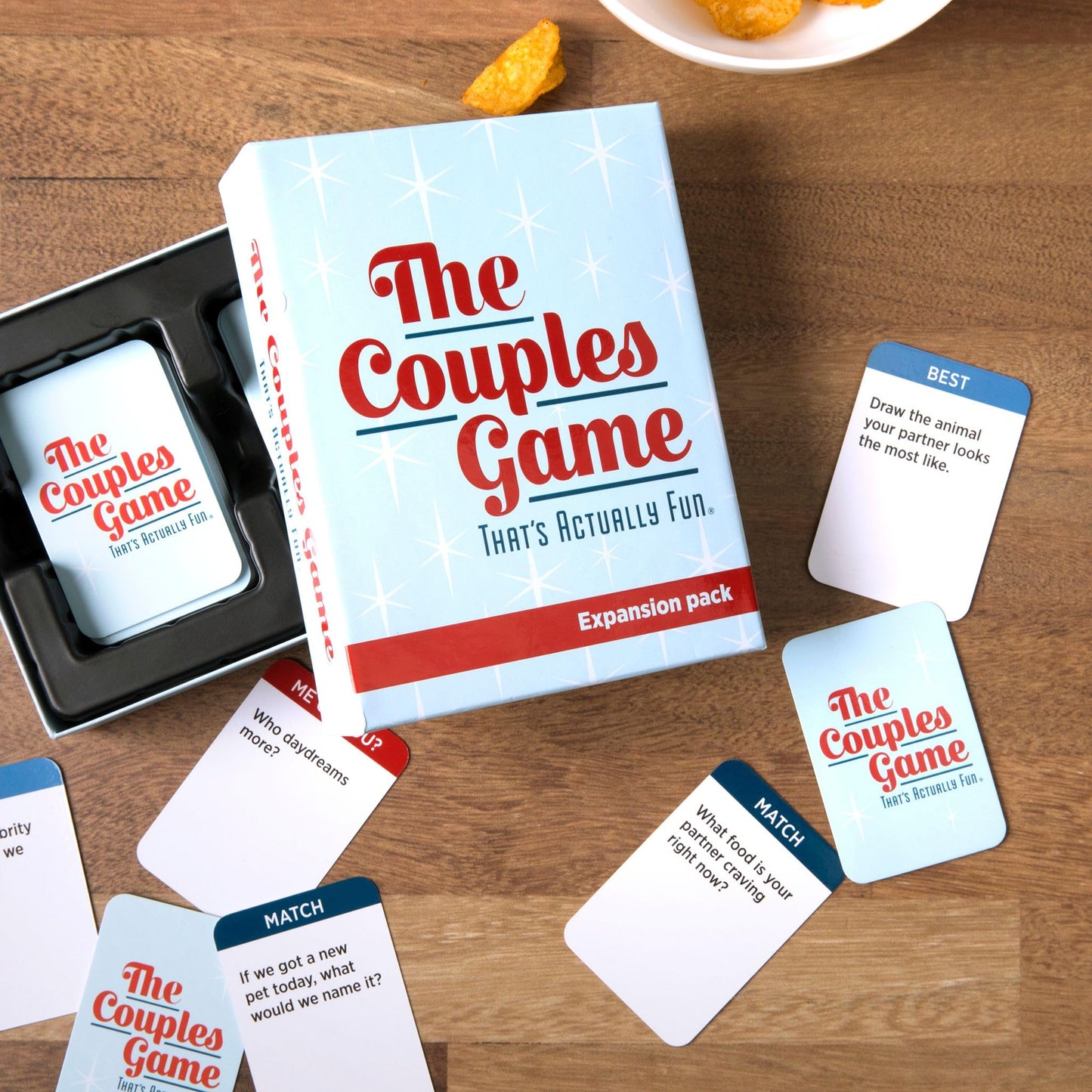 The Couples Game That's Actually Fun Expansion Pack | 150 Fun Questions to Play with Your Partner | Couples Card Games | Party Card Games for Date Nights & Valentine's Day | Ages 17 Up