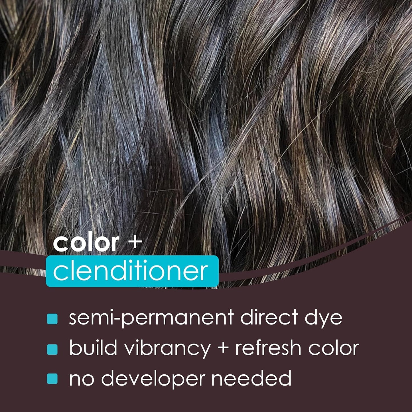 Keracolor Color + Clenditioner | 3-In-1 Color-Depositing Conditioner, 12 Fl Oz